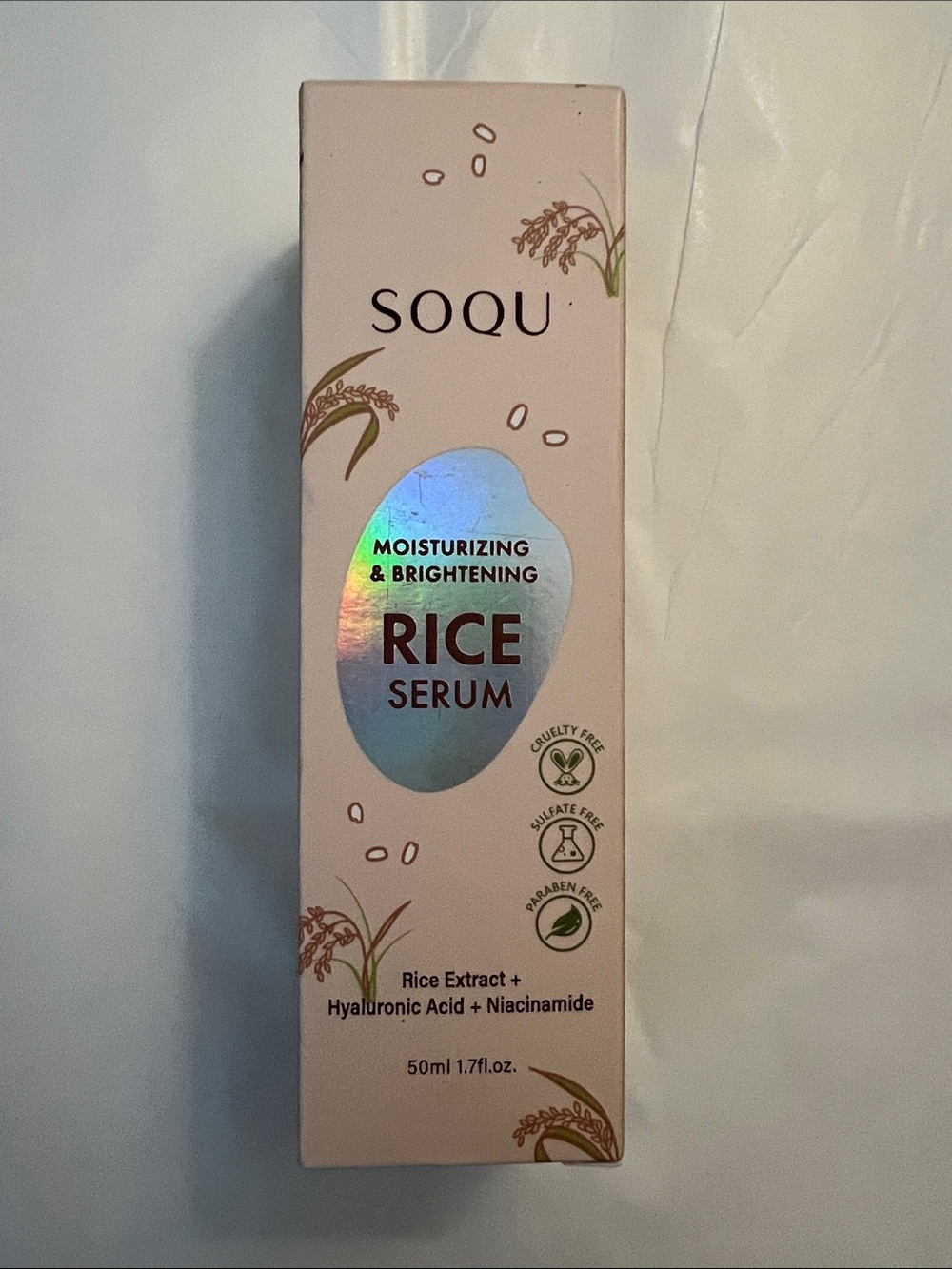 NWT! Rice Serum - Moisturizing & Brightening Serum in Pale Pink